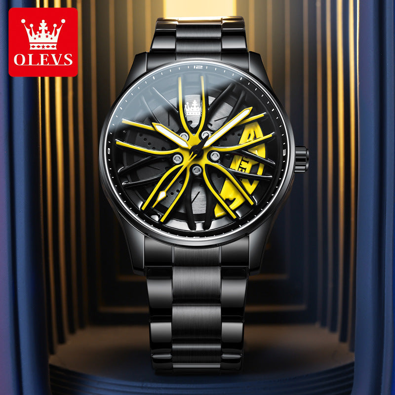 Montre à quartz étanche et à la mode pour hommes