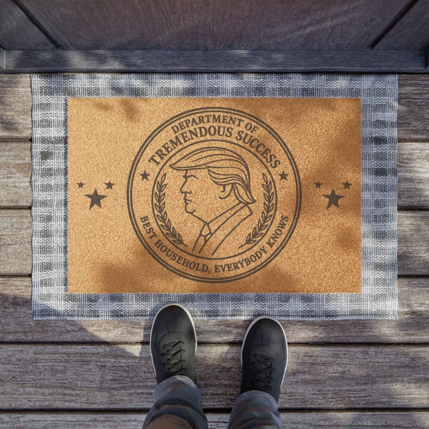 Tapis de bienvenue du Département du succès extraordinaire – Tapis de faux sceau