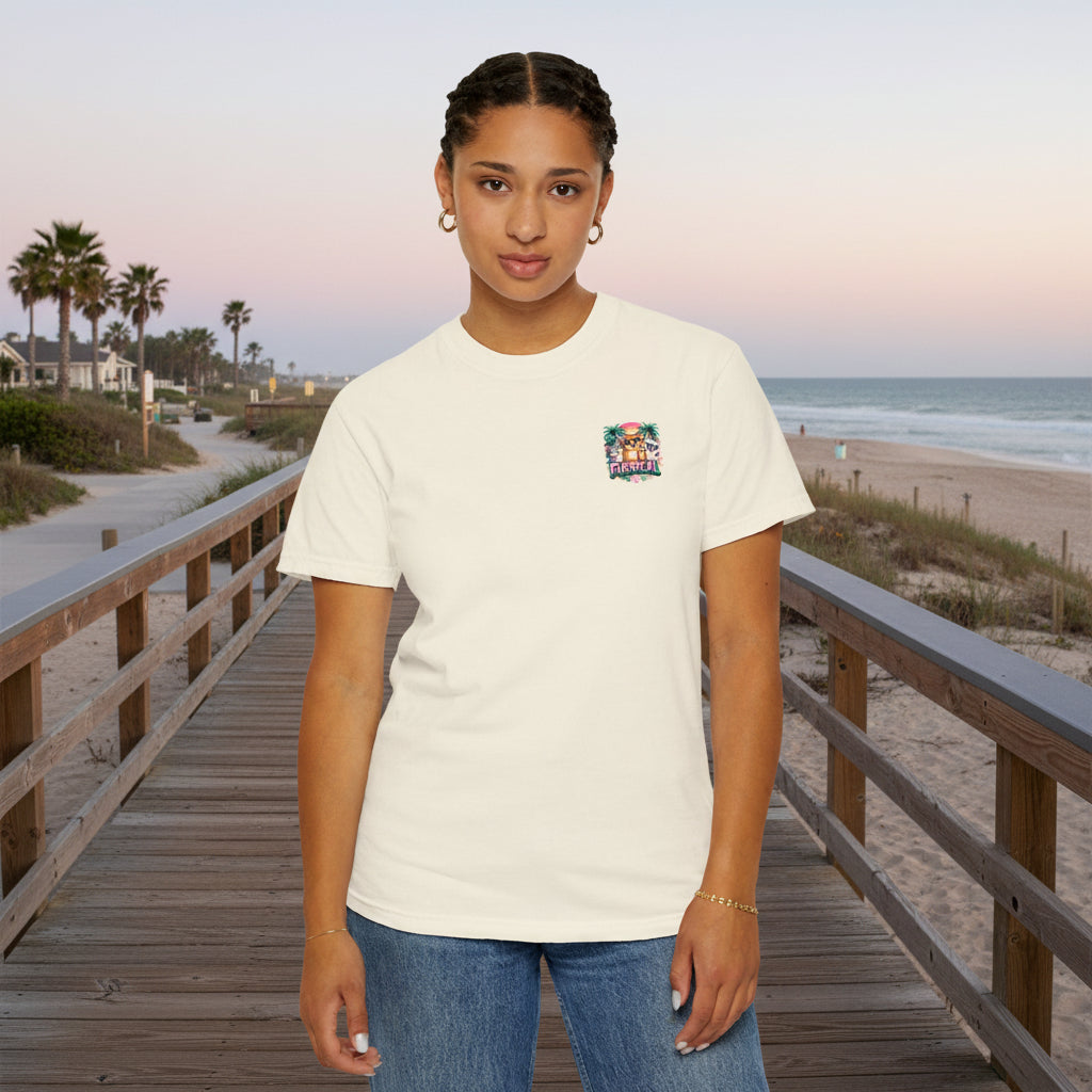 Camiseta Furreal Cat Sunset | Camiseta Unisex