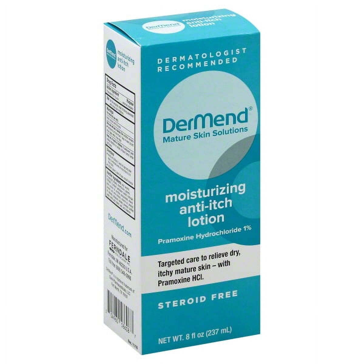 Lotion hydratante Dermend pour peau sensible, 8 oz