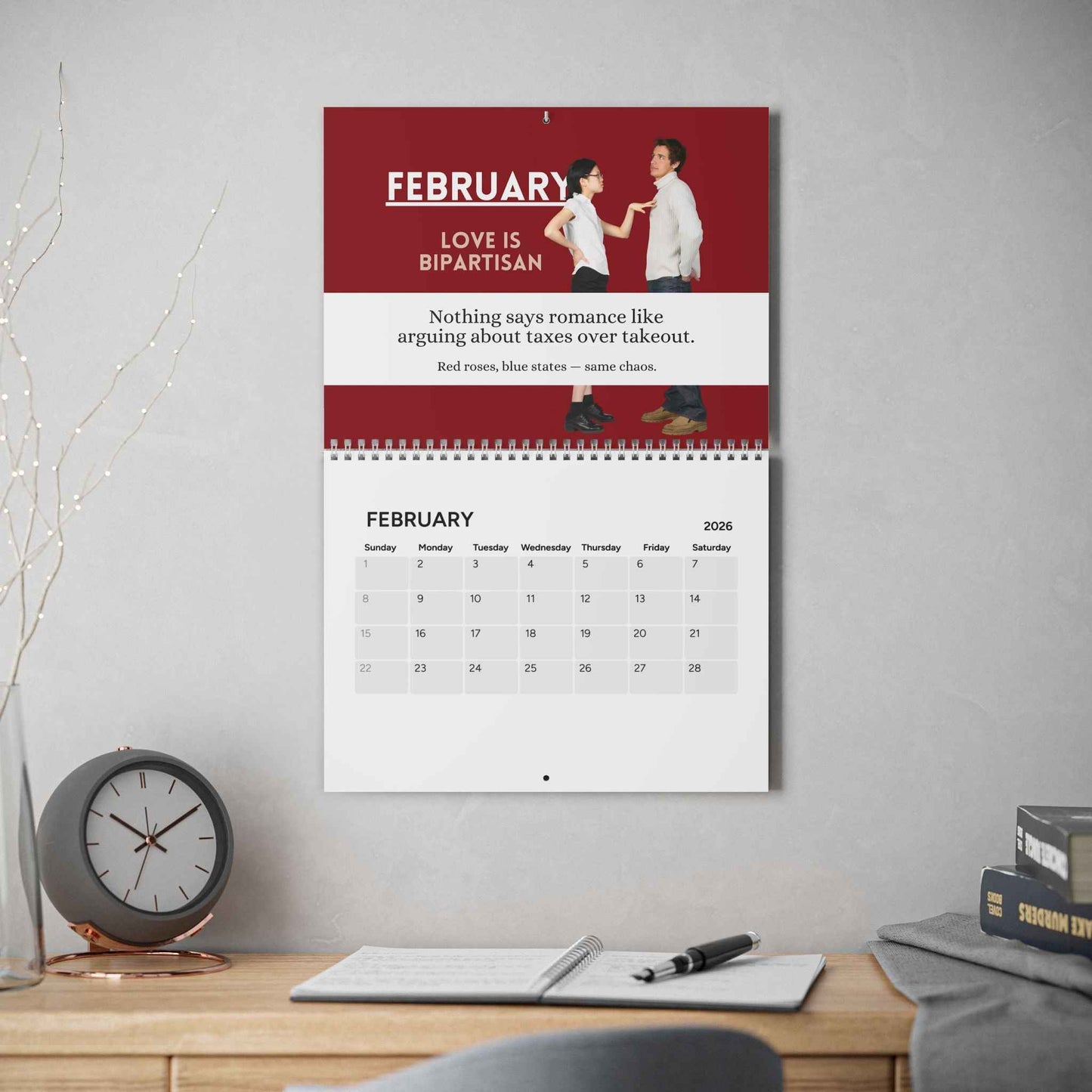Calendrier d'Humour Politique 2026 : Une Année de Satire