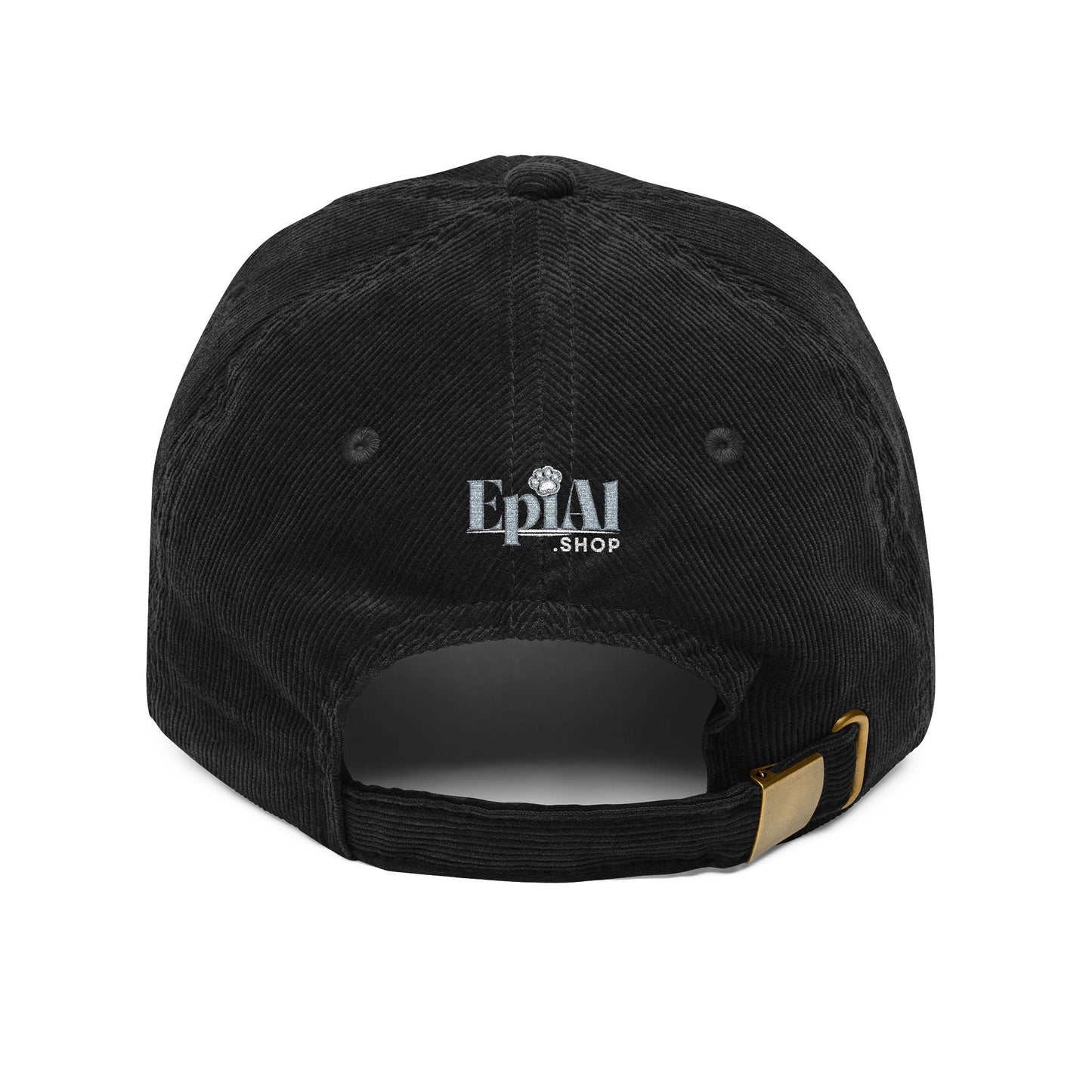 Still Here – Casquette en velours côtelé brodée de ruban lavande