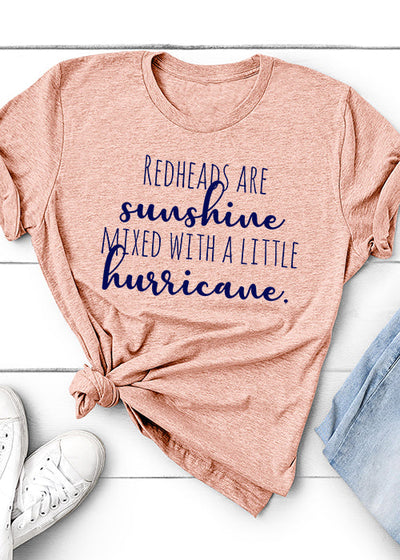 Redheads Are Sunshine Unisex T-Shirt