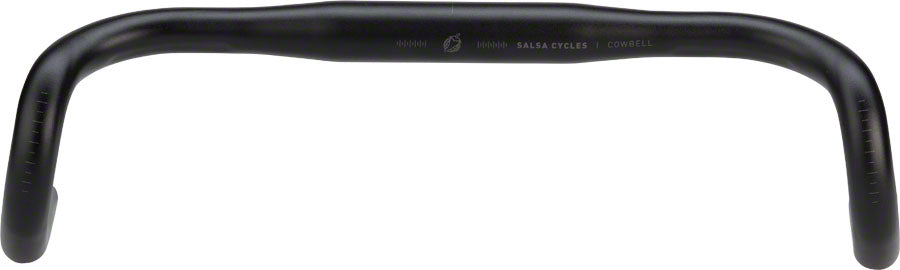 Manillar Drop Salsa Cowbell - Aluminio 31.8mm 42cm Negro