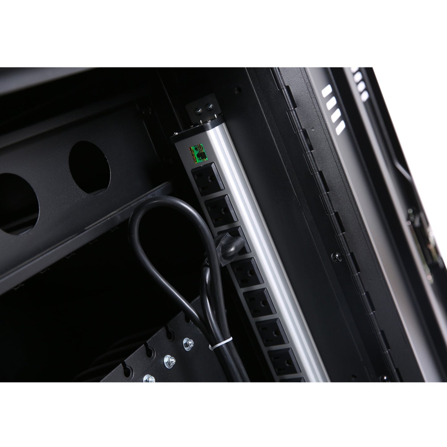 Mobile Charging Cart and Cabinet for Tablets Laptops 30-Device With Combination Lock--Black - Korvel