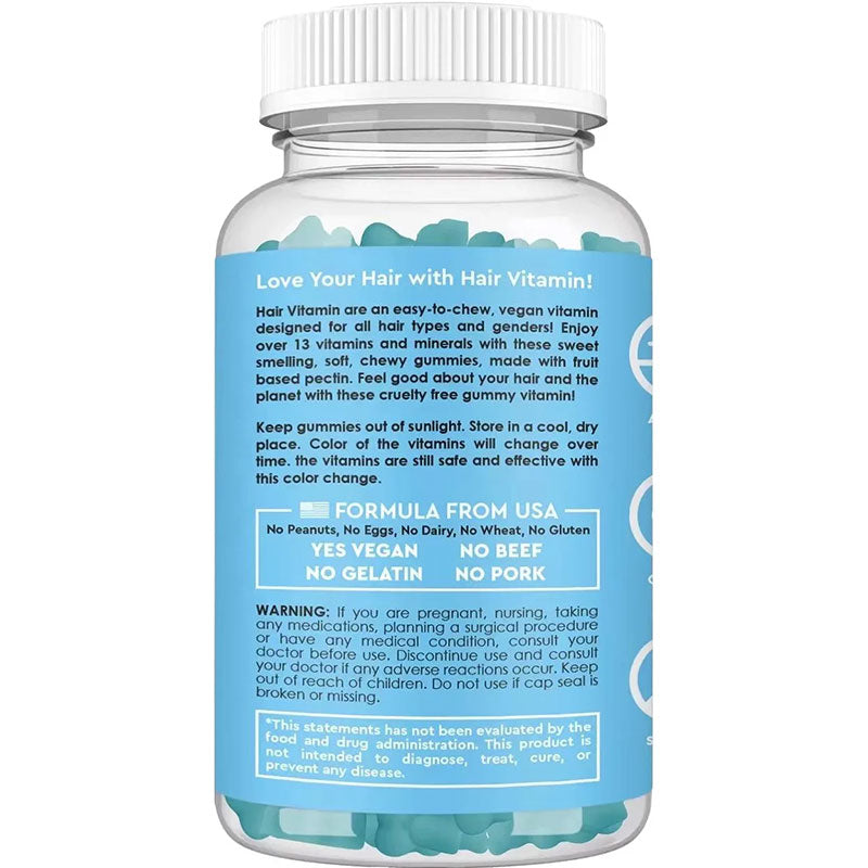 Premium Hair Gummies with Biotin and Collagen