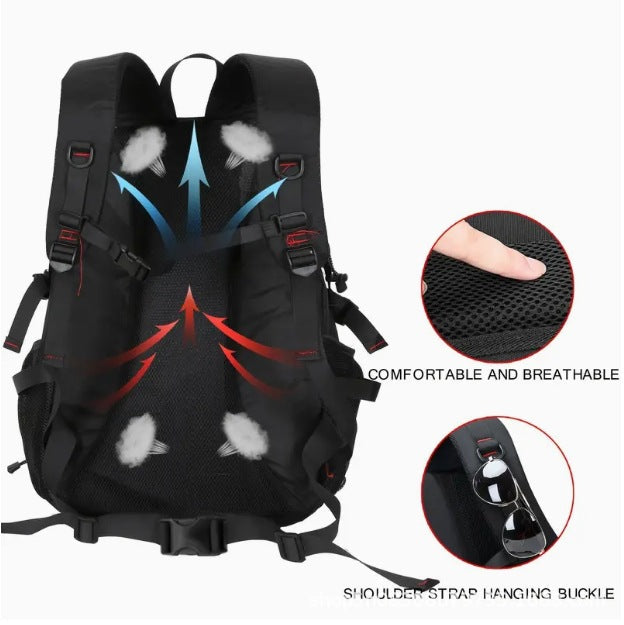 Mochila de Viaje para Montañismo de Gran Capacidad para Hombre
