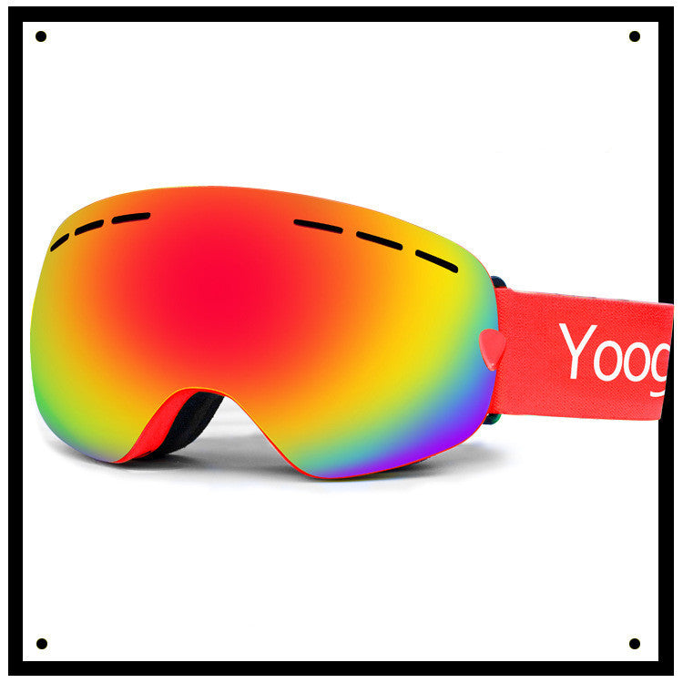 Premium Double-Layer Ski Goggles for Adults