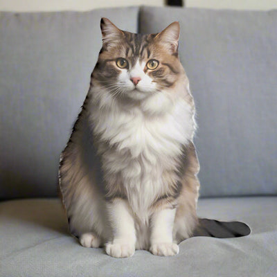 Snuggle Kitty Decorative Pillow