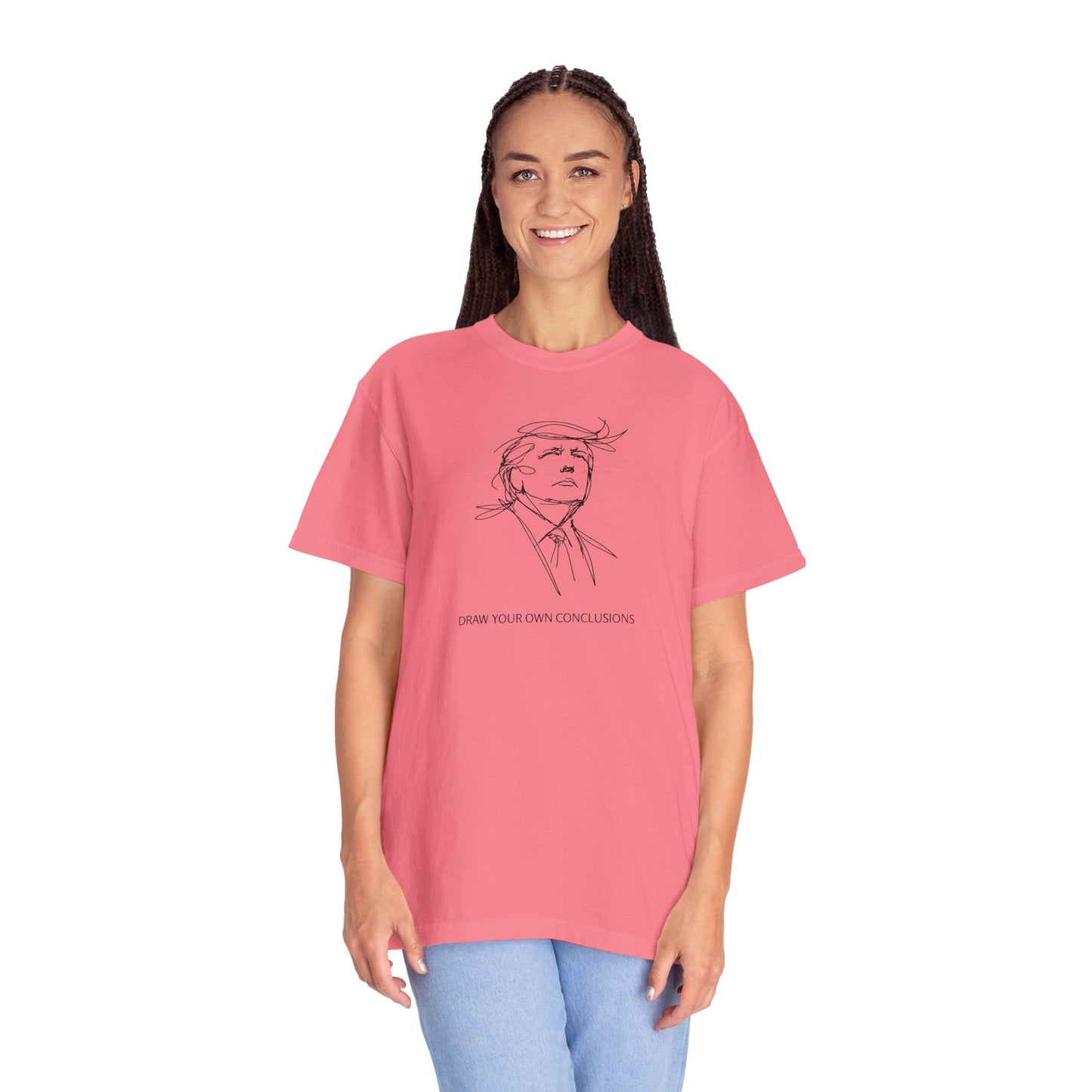 Saca tus propias conclusiones camiseta gráfica unisex