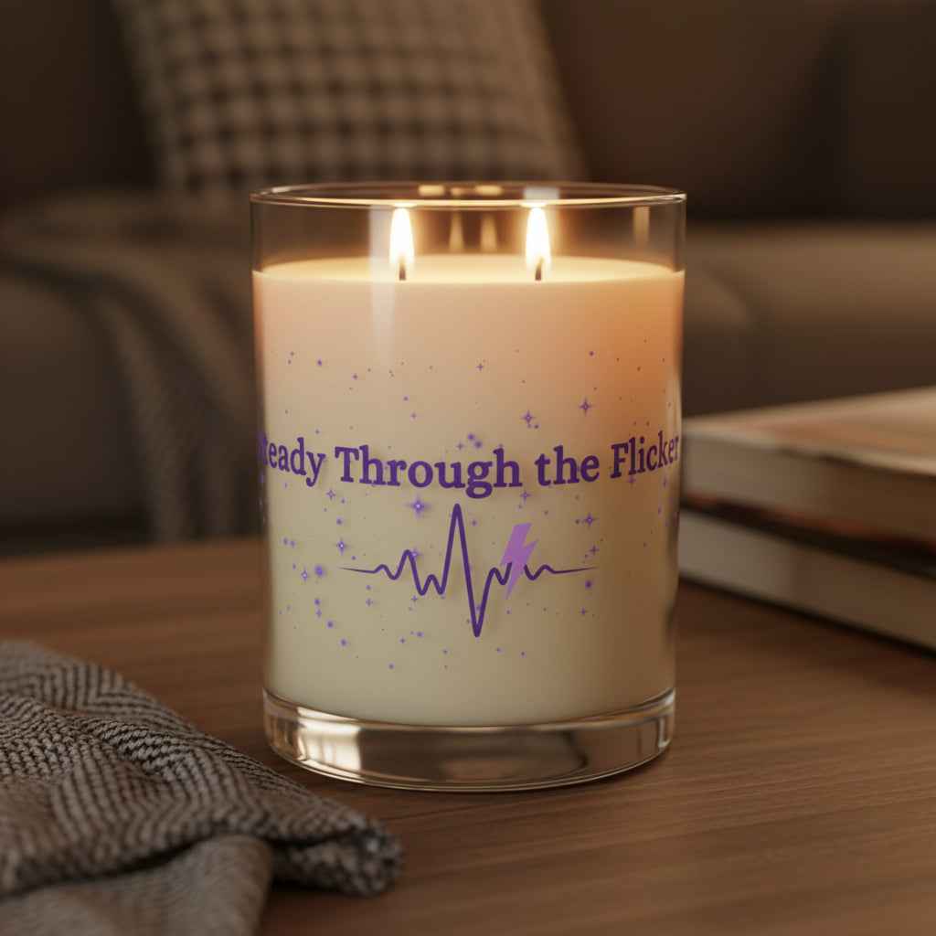 Vela Steady Through the Flicker – Vela de Soja para la Conciencia sobre la Epilepsia