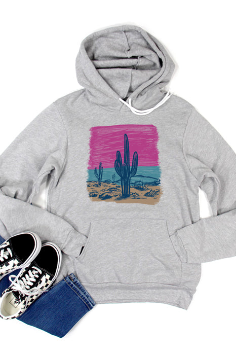 Sudadera con capucha Cactus Sunset 1142