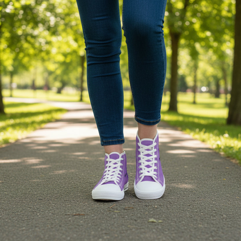 Aún aquí. Aquí aún. Zapatillas altas para mujeres