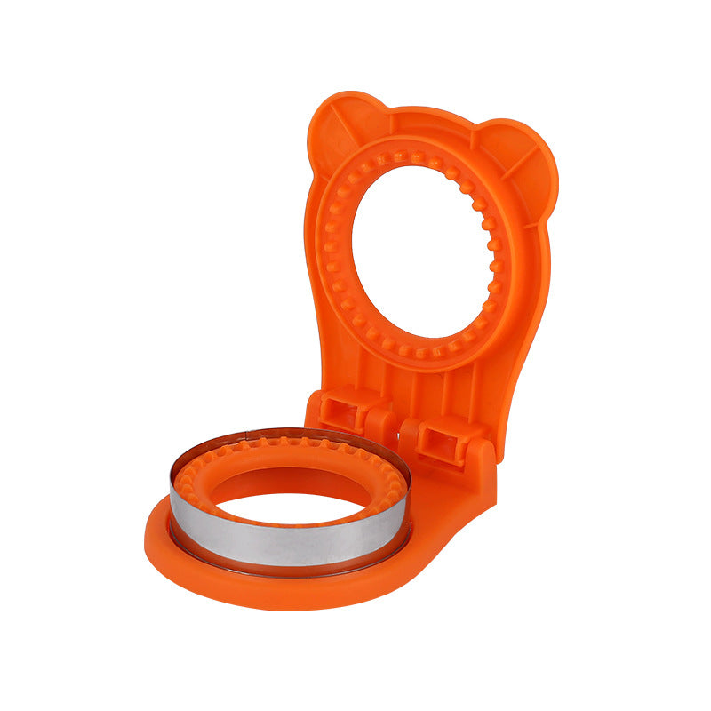 Moule à Sandwich Circulaire Premium - Outil de Cuisine en Acier Inoxydable