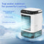 3-speed Portable Mini Air Cooler (900ML Tank) - Fan & Humidifier. For bedroom/office. - Korvel