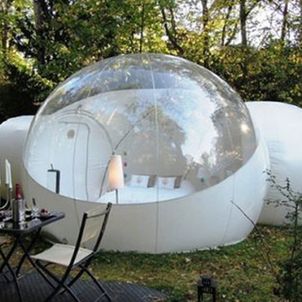 Grande Tente Gonflable Transparente en PVC pour Usage Extérieur