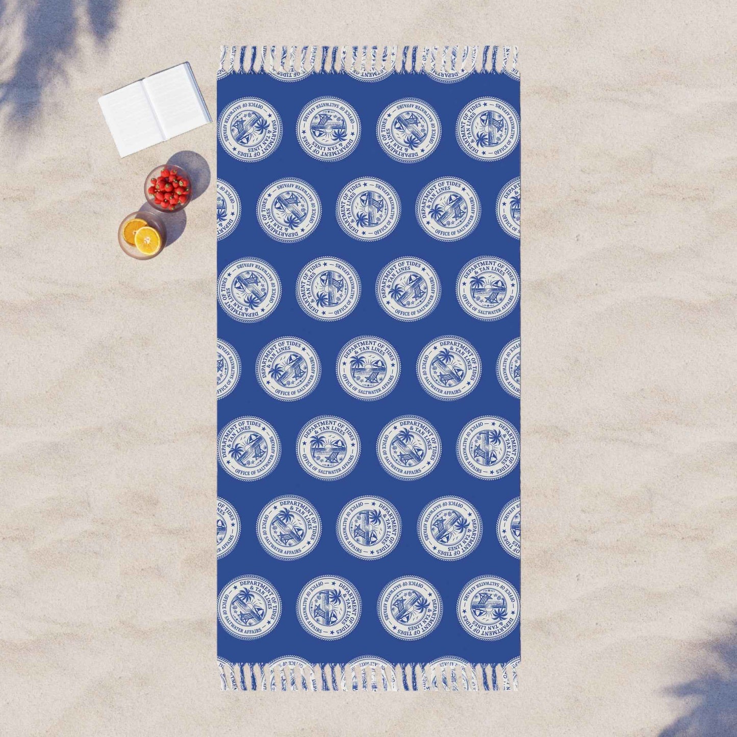 Manta de Playa del Departamento de Mareas y Líneas de Bronceado