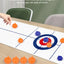 Tabletop Curling Game Set Mini Shuffleboard Fun Board Games for Adults Kids Families Gifts Shuffleboard Curling Accessories - Korvel
