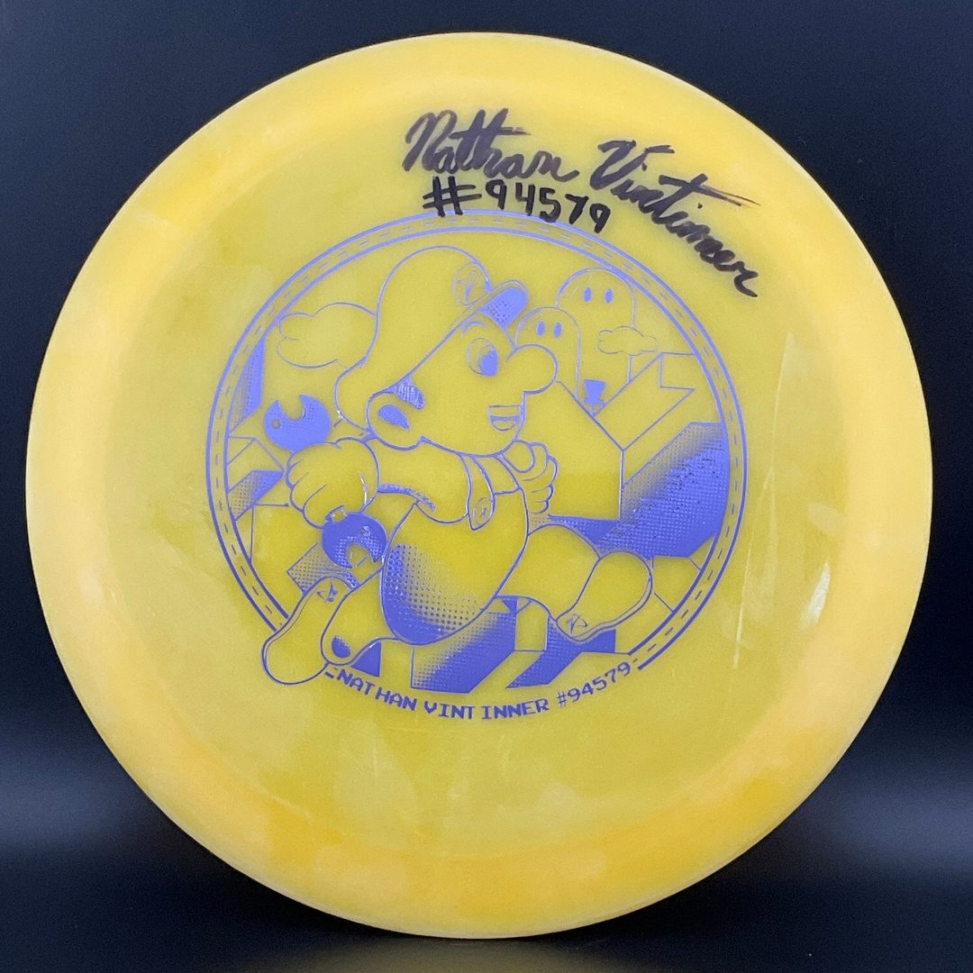 H1 V2 Signed Mario Limited Edition Disc Golf Driver