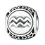 BAMOER 925 Sterling Silver Aquarius Star Sign Zodiac Beads Charms fit Bracelets PSC048 - Korvel