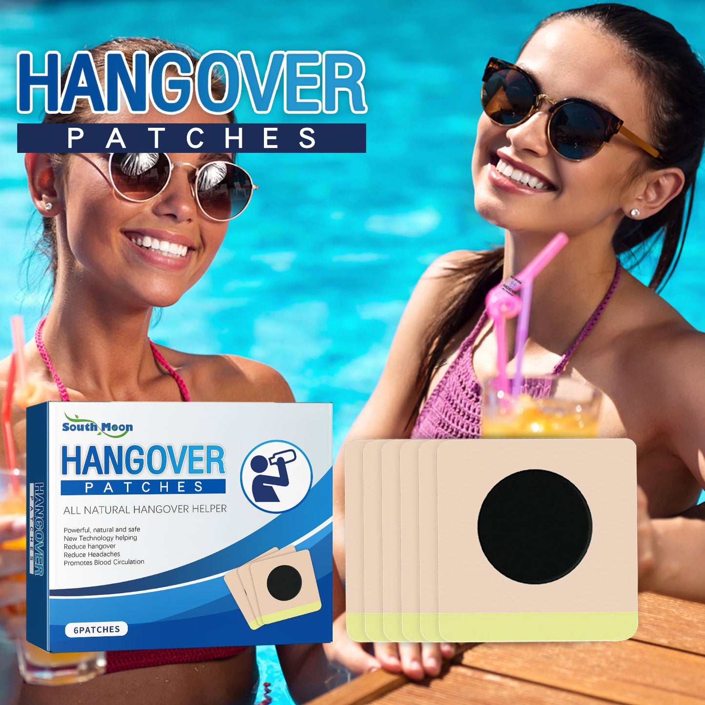 Hangover Relief Patches for Post-Drinking Comfort