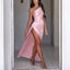 Elegant One-Shoulder Backless Slit Dress for Women