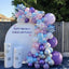 114pcs Snowflake Balloon Garland Kit - Elegant Celebration Decor