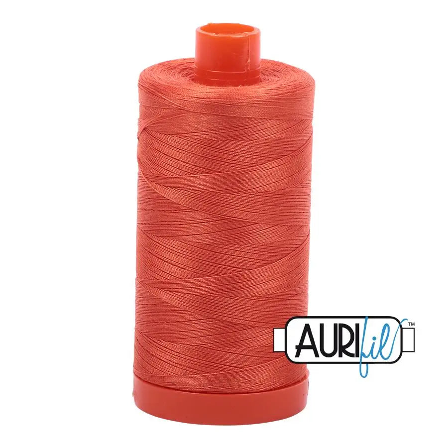 1154 Orange Poussiére Aurifil Coton 50wt Bobine Grande