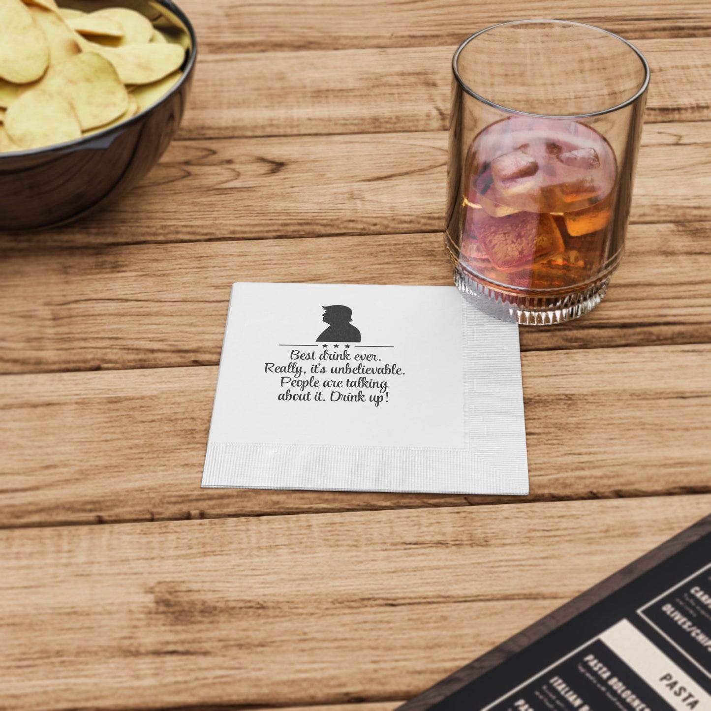 Best Drink Ever Cocktail Napkins – Fun Party Décor