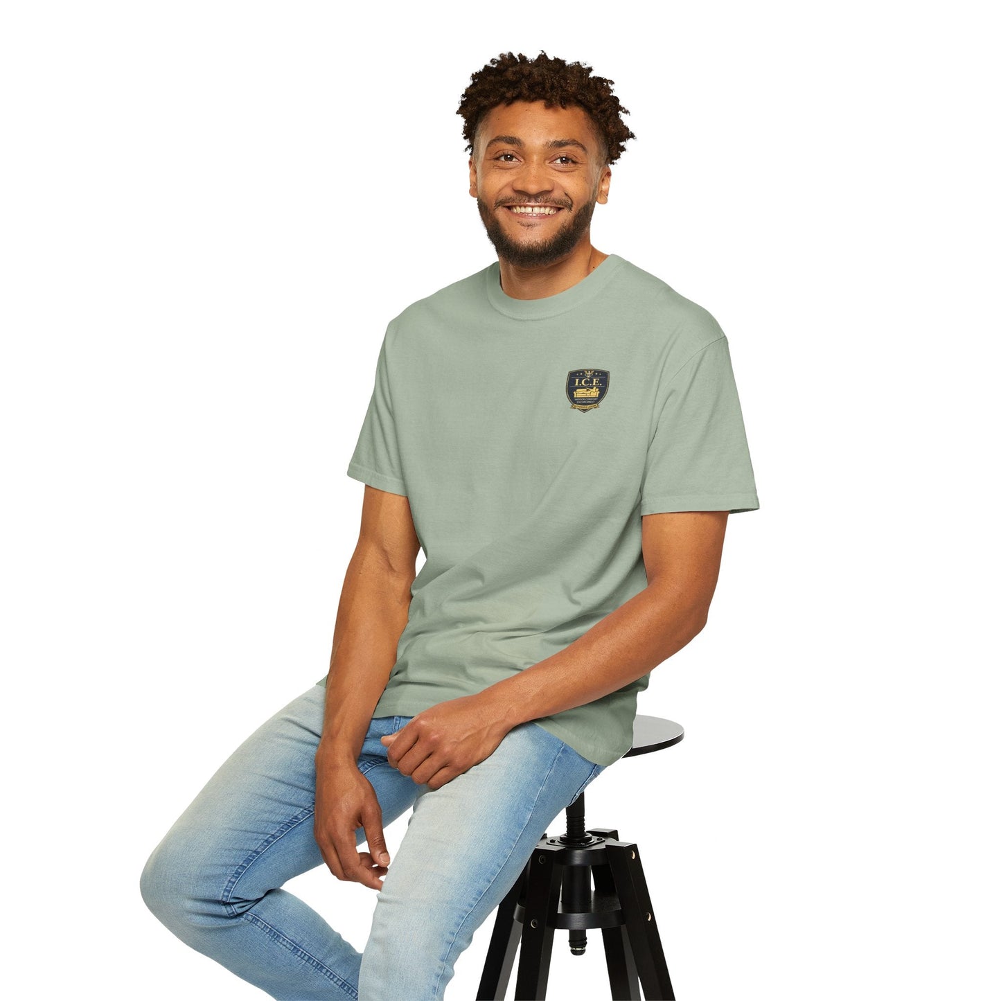 I.C.E. Badge T-Shirt | Institute of Cozy Excellence Tee