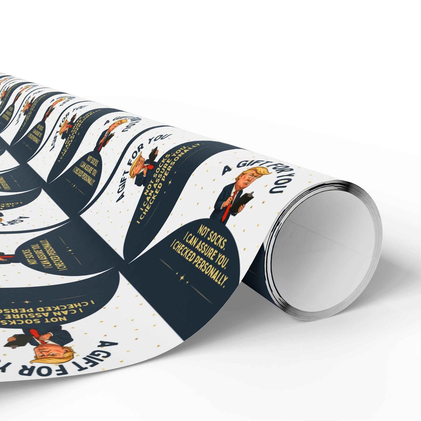 Not Socks Wrapping Paper - Political Parody Gift Wrap