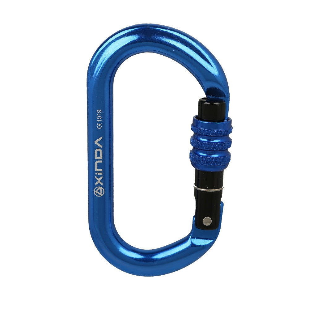 Mosquetón Premium en Forma de O con Bloqueo de Rosca para Escalada