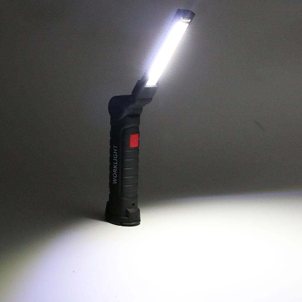 Lampe de poche flexible pliable avec lampe d'inspection magnétique