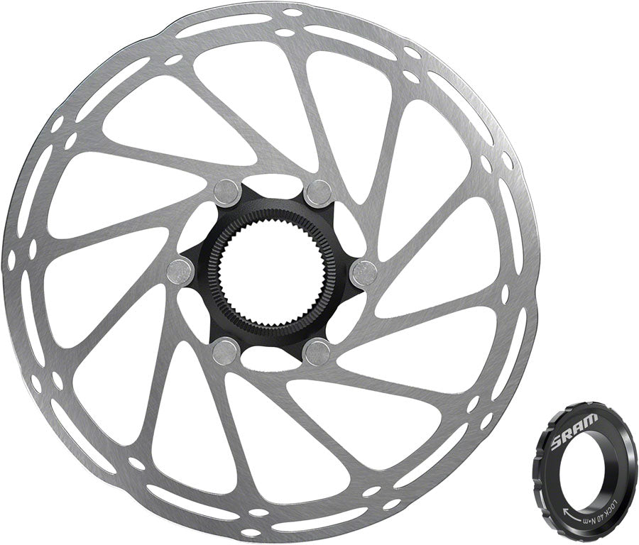 Rotor de frein à disque SRAM CenterLine 200 mm avec écrou de verrouillage