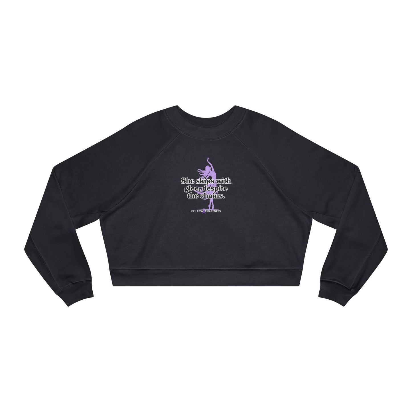 Joyful Moments Women's Cropped Fleece Sweatshirt - Korvel