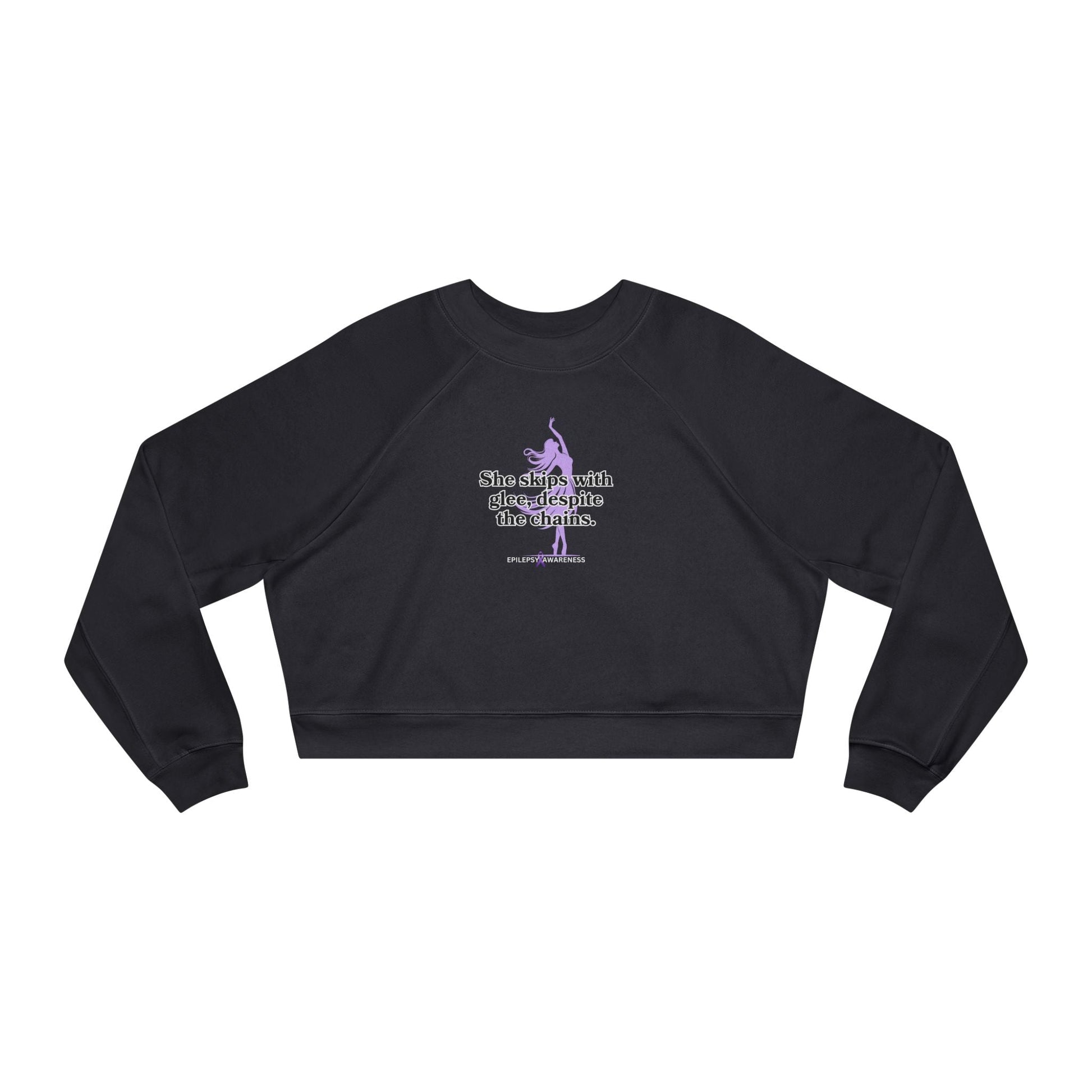 Joyful Moments Women's Cropped Fleece Sweatshirt - Korvel