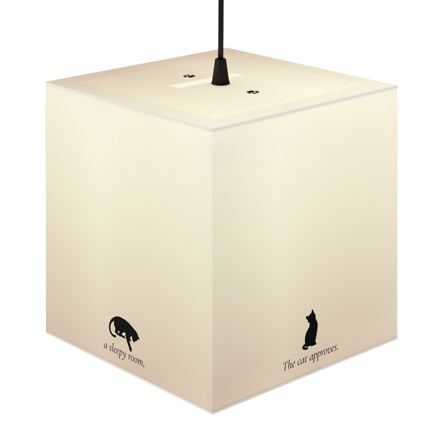 Lámpara Cubo de Luz de Brillo Suave – Lámpara Inspirada en Gatos para la Hora de Dormir