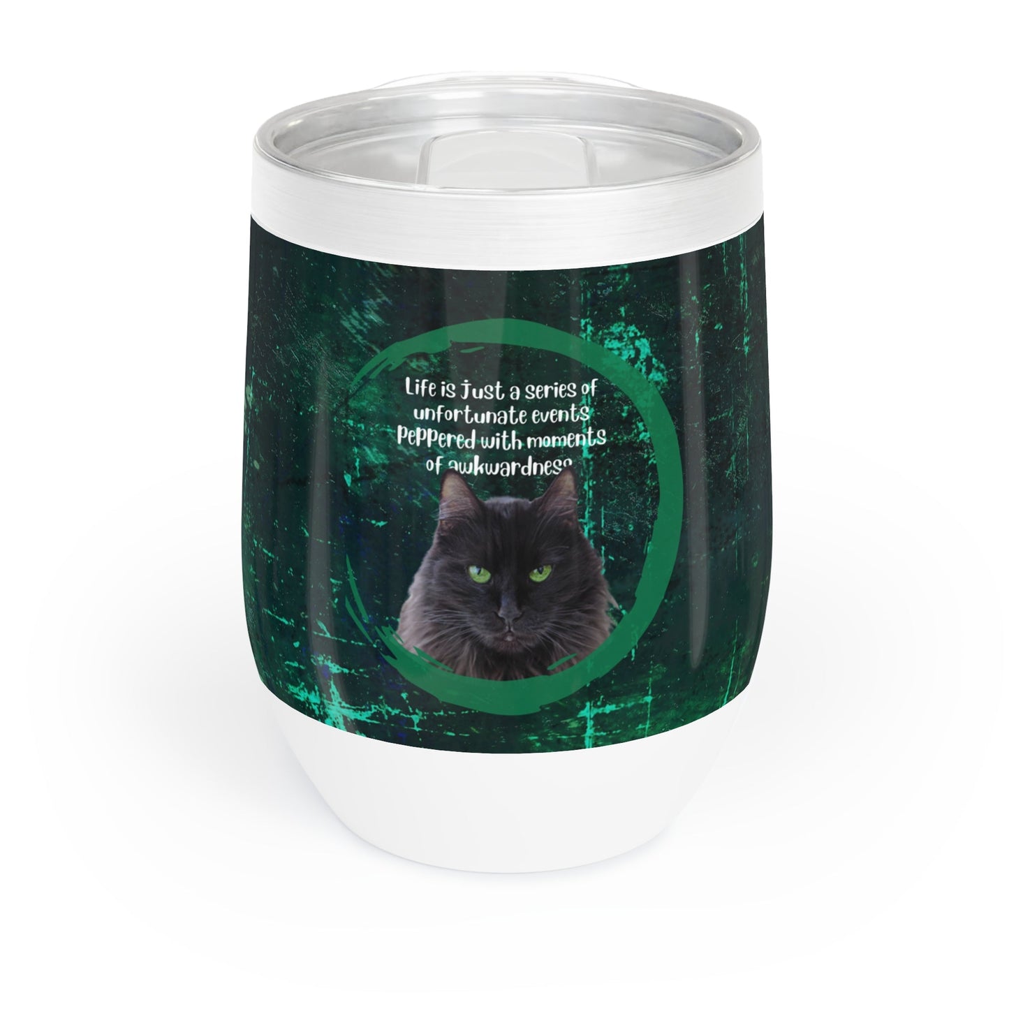 Vaso de vino Awkwardness Chill