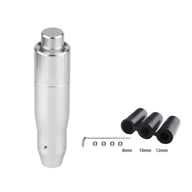 Personalized modification of automotive general metal gear head racing colorful gear lever metal simple wave stick head handbrake - Korvel
