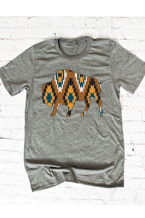 Aztec Buffalo-1166 Unisex T-Shirt