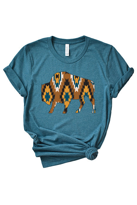Aztec Buffalo-1166 Unisex T-Shirt