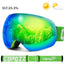 Gafas de esquí premium sin bordes para hombres y mujeres