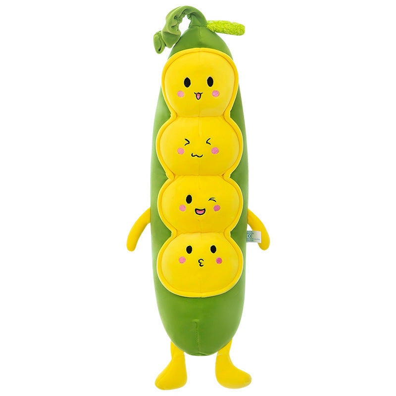 Pea Pillow Plush Toy Long Sleep Doll Caterpillar Grabber Doll - Korvel