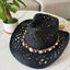 Bohemian Shell Straw Summer Beach Sun Hat