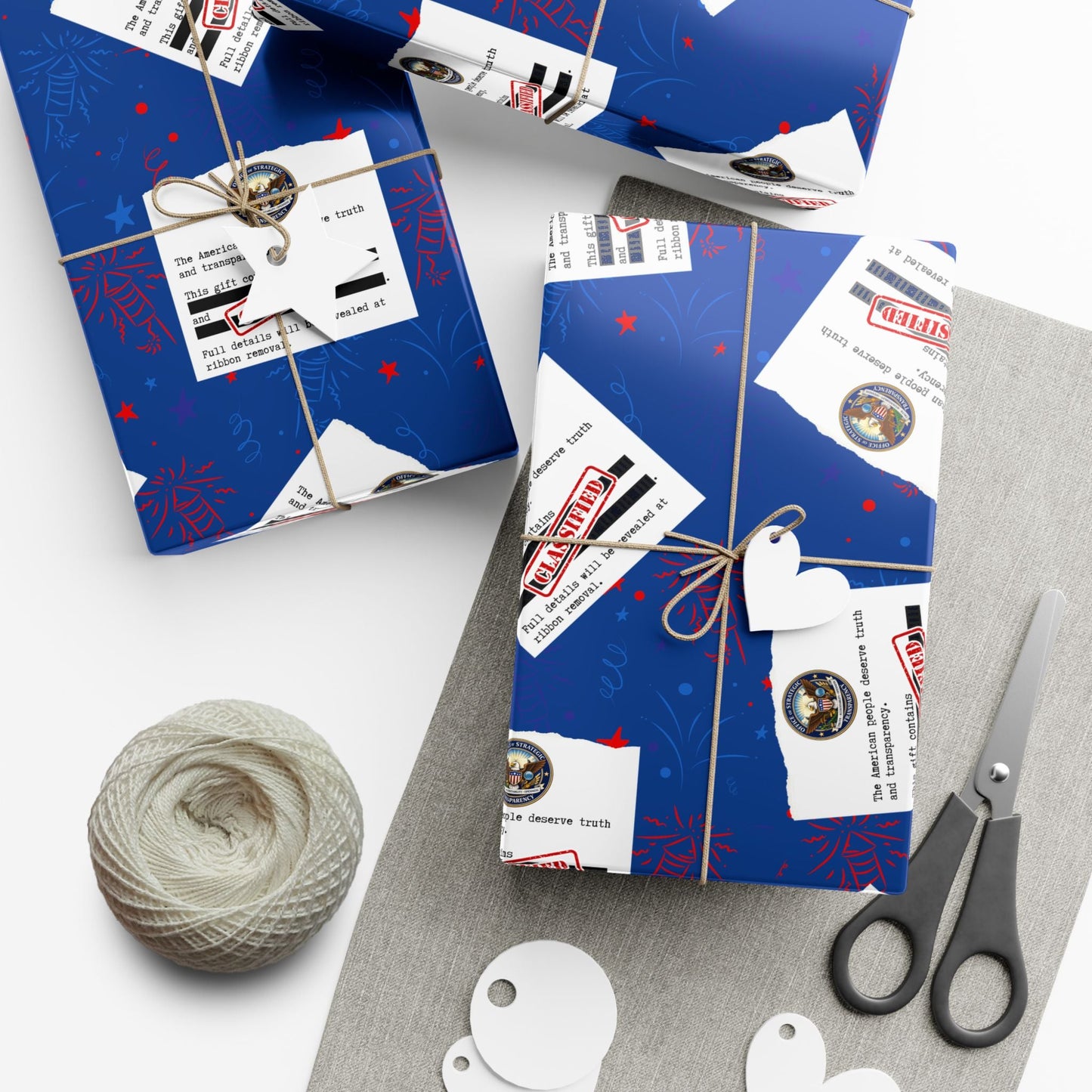 Papel de Regalo de Documentos Clasificados para Todas las Ocasiones