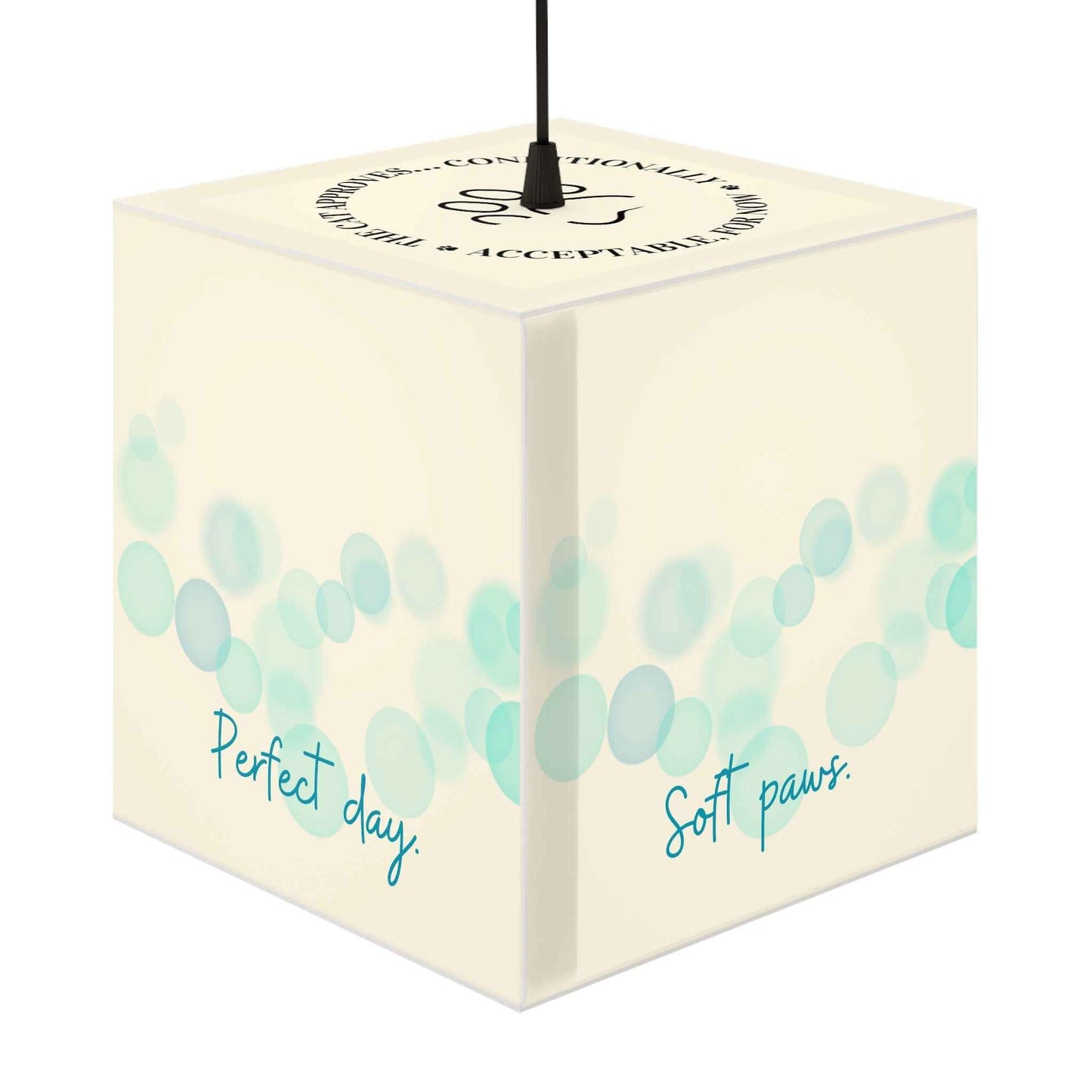 Soft Paws Perfect Day Cat Cube Lamp – Cozy Accent Light