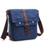 Men Business Messenger Bags For Men Shoulder Bag vintage Canvas Crossbody Pack Retro Casual Office Travel Bag - Korvel