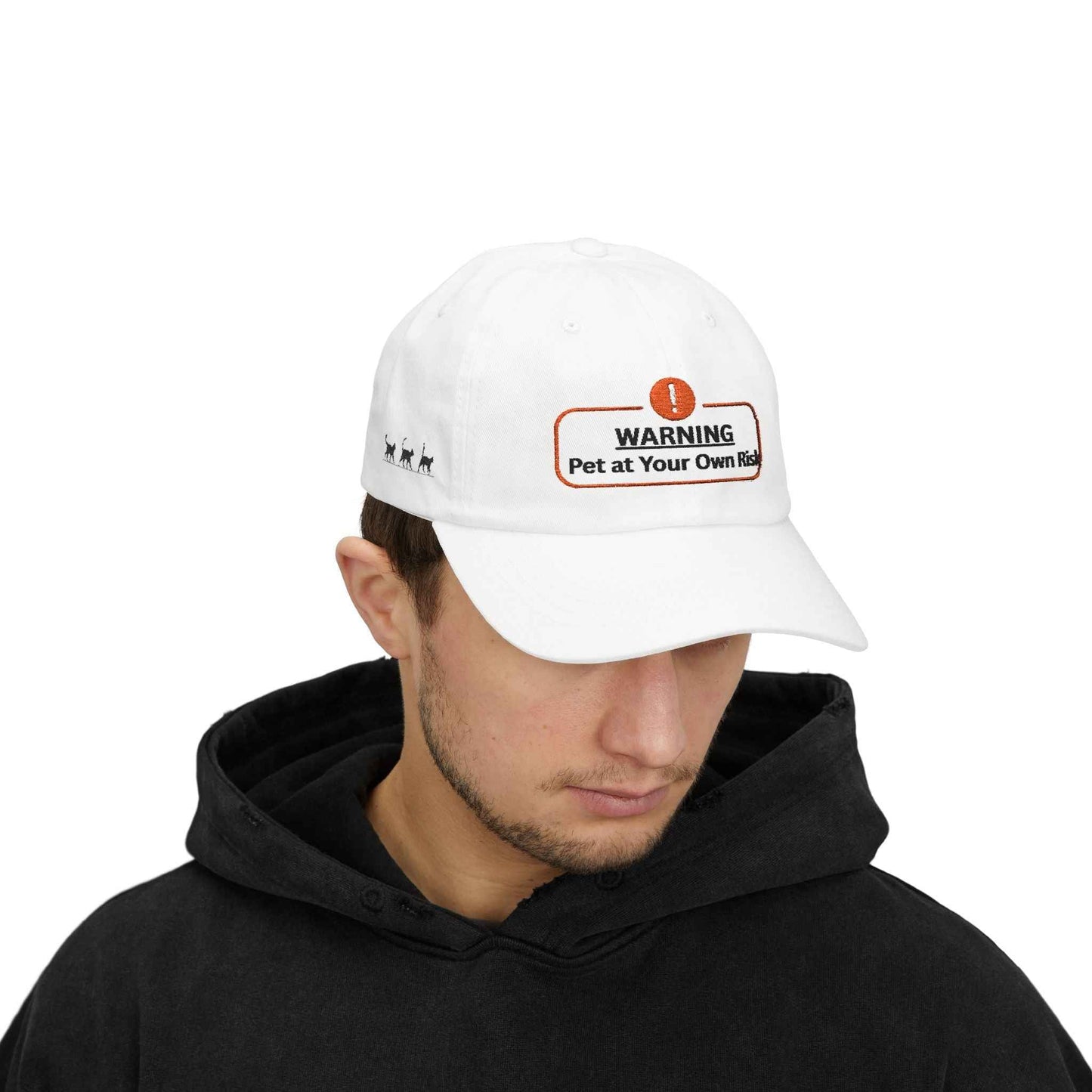 Avertissement : Casquette "Prenez soin de votre animal à vos risques et périls" – Casquette brodée S
