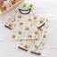 hibobi 2-Piece Children Air-Conditioning Clothing Summer Home Clothes Three-Quarter Sleeve Underwear Set Baby Pajamas Tracksuit - Korvel