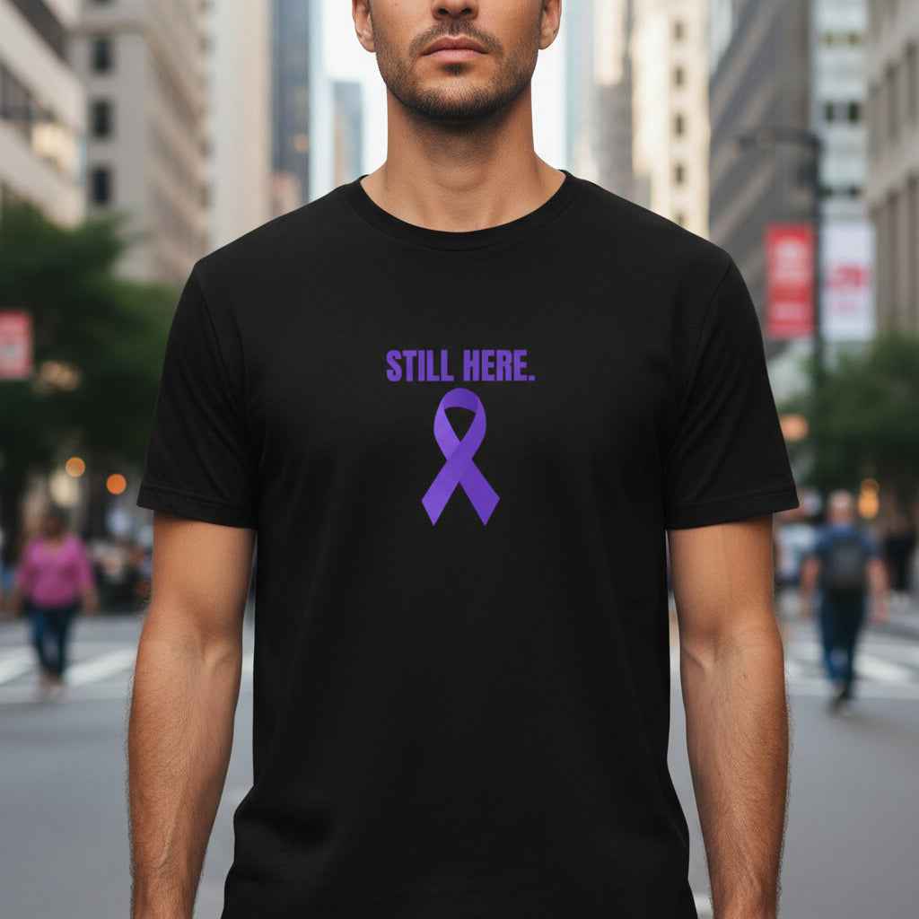 Still Here. T-shirt de sensibilisation à l'épilepsie